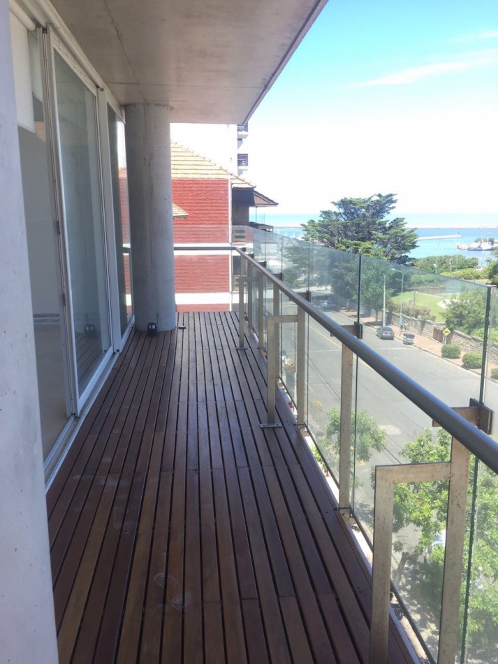 DEPARTAMENTO 3 AMB. CON COCHERA VISTA PLENA AL GOLF CLUB MDP Y MAR,  BALCON CORRIDO PERIMETRAL, SOFIA IV