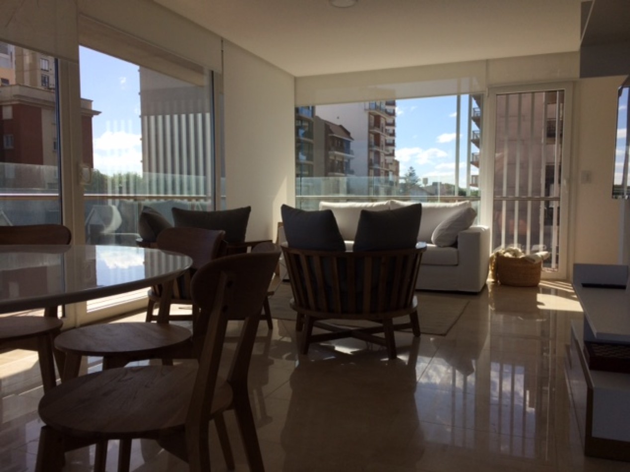 DEPARTAMENTO 3 AMB. CON COCHERA VISTA PLENA AL GOLF CLUB MDP Y MAR,  BALCON CORRIDO PERIMETRAL, SOFIA IV