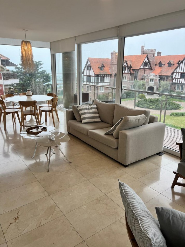 DEPARTAMENTO 3 AMB. CON COCHERA VISTA PLENA AL GOLF CLUB MDP Y MAR, BALCON CORRIDO PERIMETRAL, QUINCHO, GYM, SOFIA IV