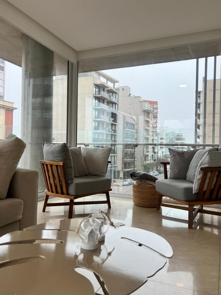 DEPARTAMENTO 3 AMB. CON COCHERA VISTA PLENA AL GOLF CLUB MDP Y MAR, BALCON CORRIDO PERIMETRAL, QUINCHO, GYM, SOFIA IV