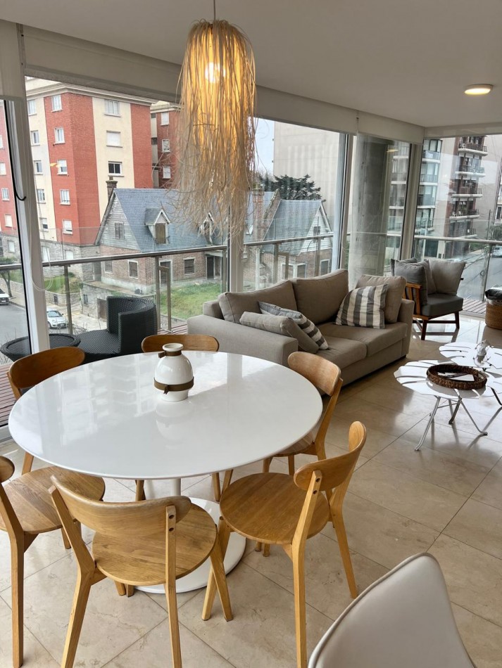 DEPARTAMENTO 3 AMB. CON COCHERA VISTA PLENA AL GOLF CLUB MDP Y MAR, BALCON CORRIDO PERIMETRAL, QUINCHO, GYM, SOFIA IV