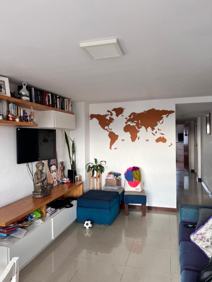 ALQUILER 24 MESES, MAR DEL PLATA,  ZONA CHAUVIN, 3 AMB. AL  FRENTE CON BALCON Y COCHERA