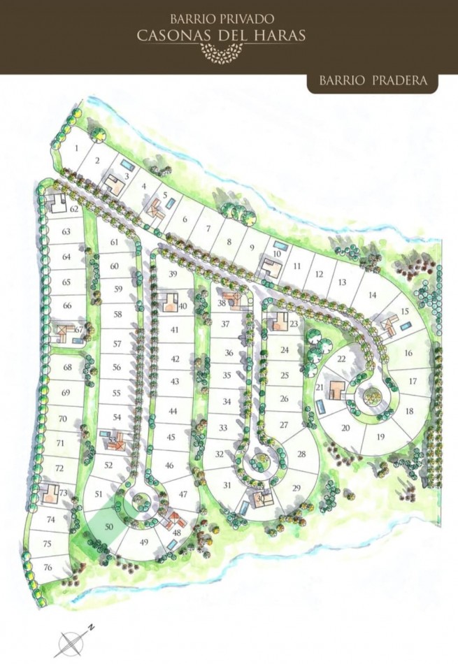 venta lote BARRIO PRIVADO CASONAS DEL HARAS, Exclusividad residencial en un entorno de campo unico