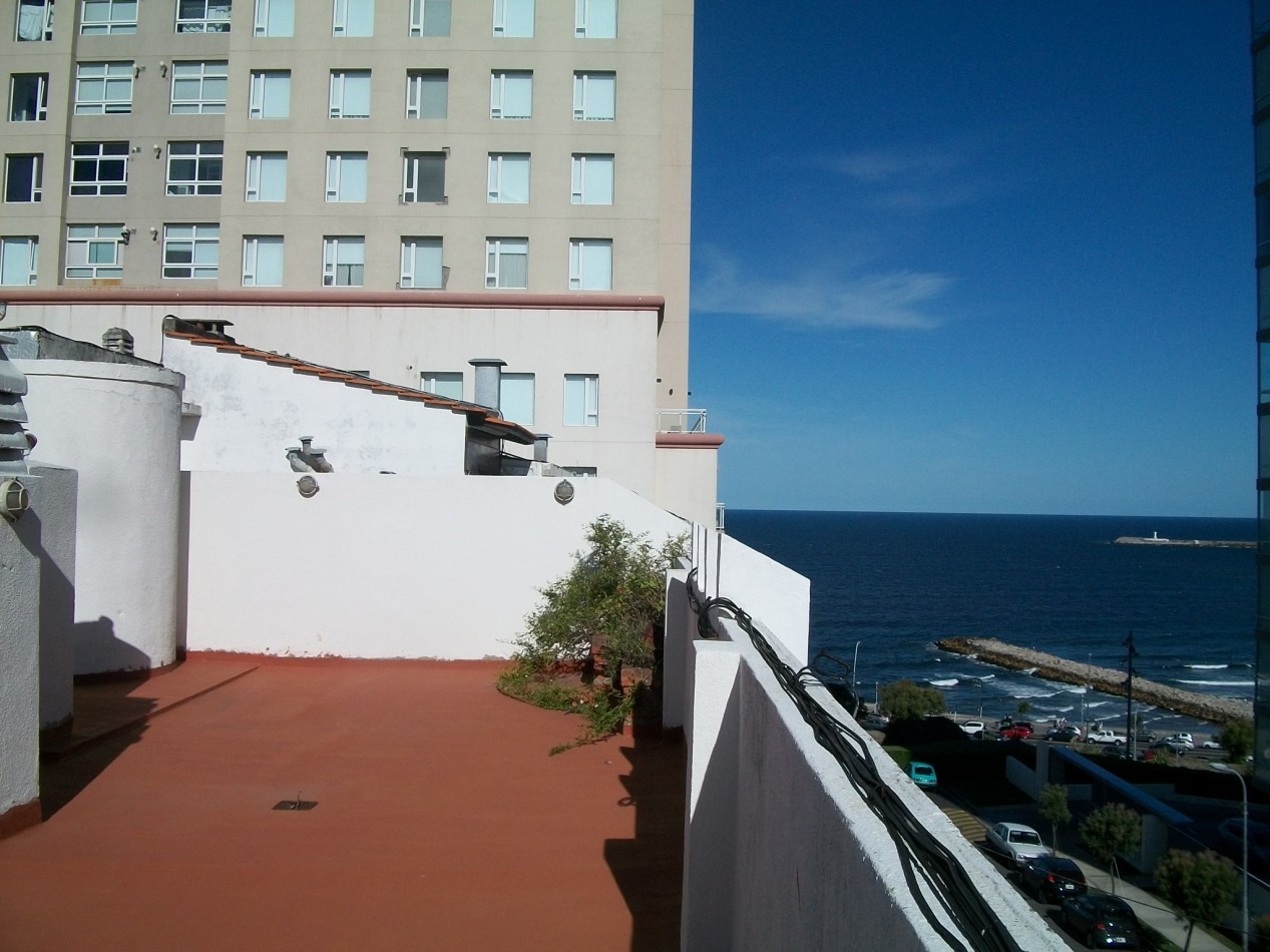 VENTA MDP, PLAYA GRANDE, DEPTO A MTS DEL MAR, 3 AMB CON DEPENDENCIA, COCHERA Y TERRAZA PROPIA, VISTA PLENA A PLAYA GRANDE